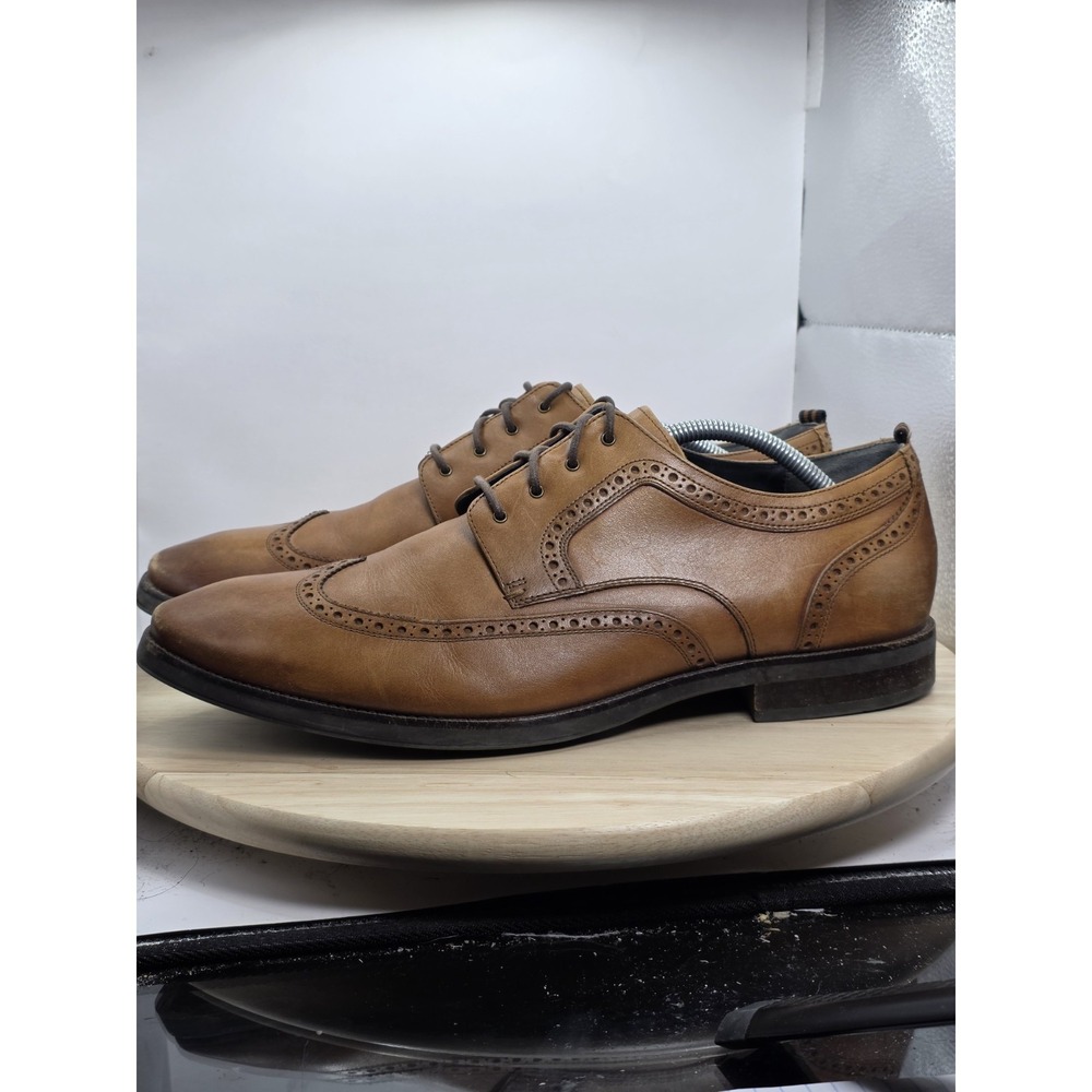 Mens Size 13 - Cole Haan Leather Dress‎ shoes wing tip oxford British tan grand
